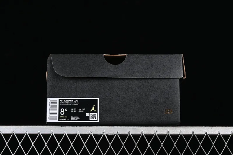 All categories Air Jordan Jordan series basketball shoes Air Jordan 1 Low G version pure original Air Jordan 1 Low AJ1 Joe 1 white blue gray low-top cultural basketball shoes 553558-141